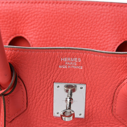 Hermes Taurillon Clemence Birkin 35 Rose Jaipur 5 of 13
