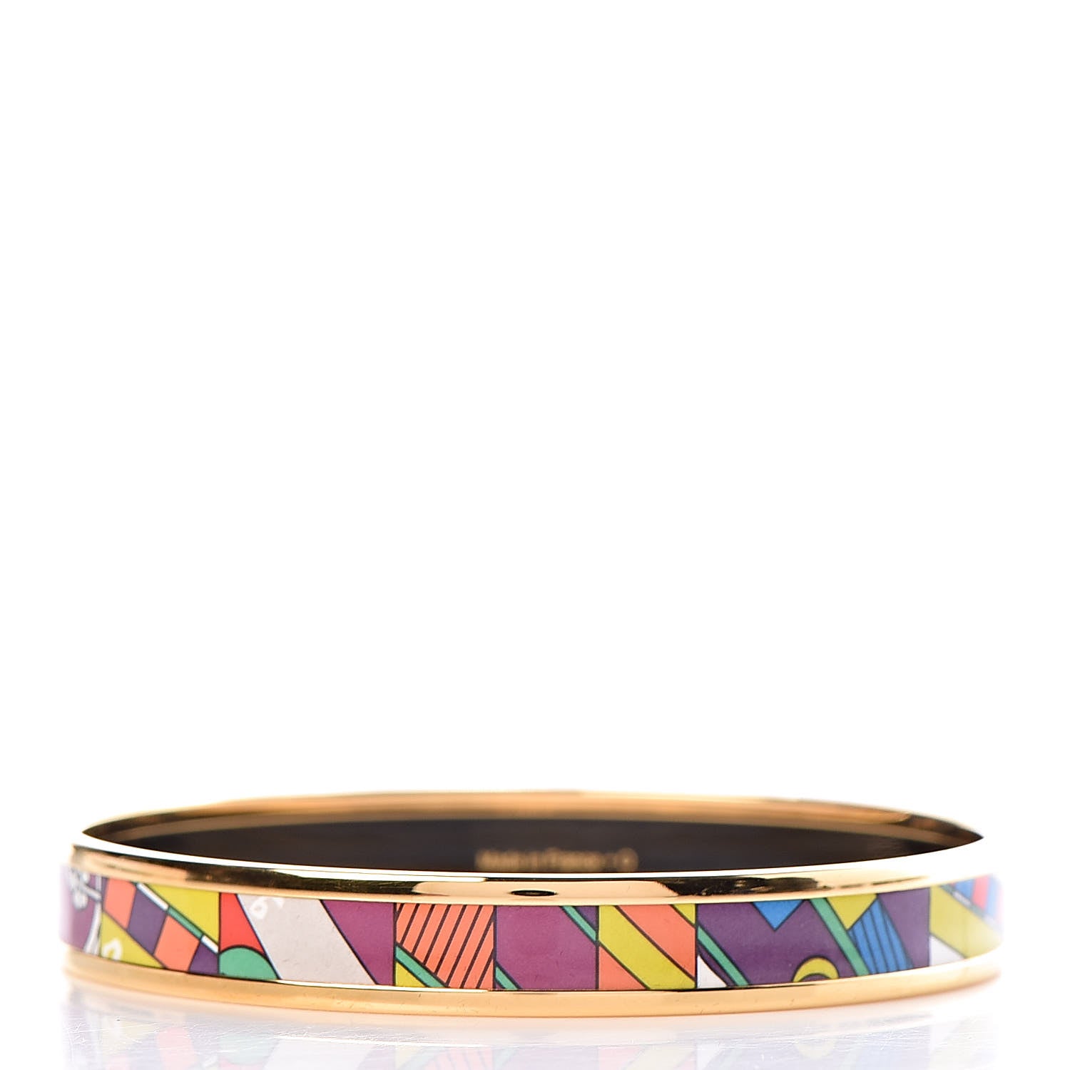 Hermes Enamel Printed Narrow Astrologie Nouvelle Bracelet 65 3 of 5