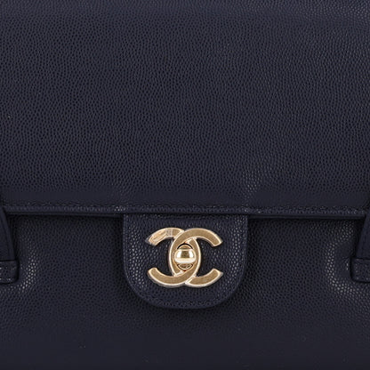 Chanel Shiny Caviar Preppy Coco Small Flap Navy 8 of 10