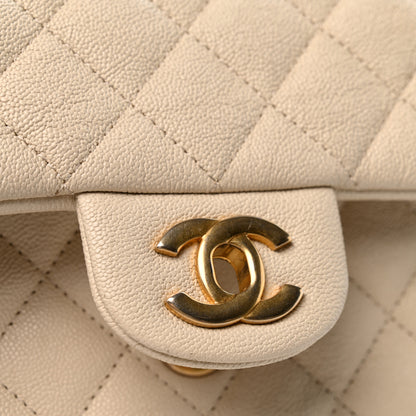 Chanel Caviar Quilted Mini Top Handle Rectangular Flap Beige 12 of 13