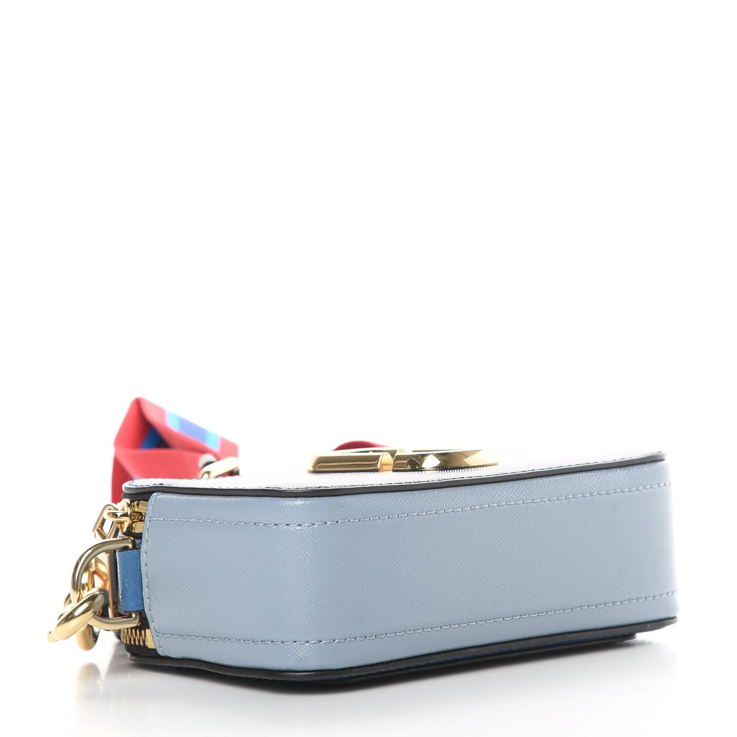 Saffiano Small Snapshot Camera Bag Navy Multicolor