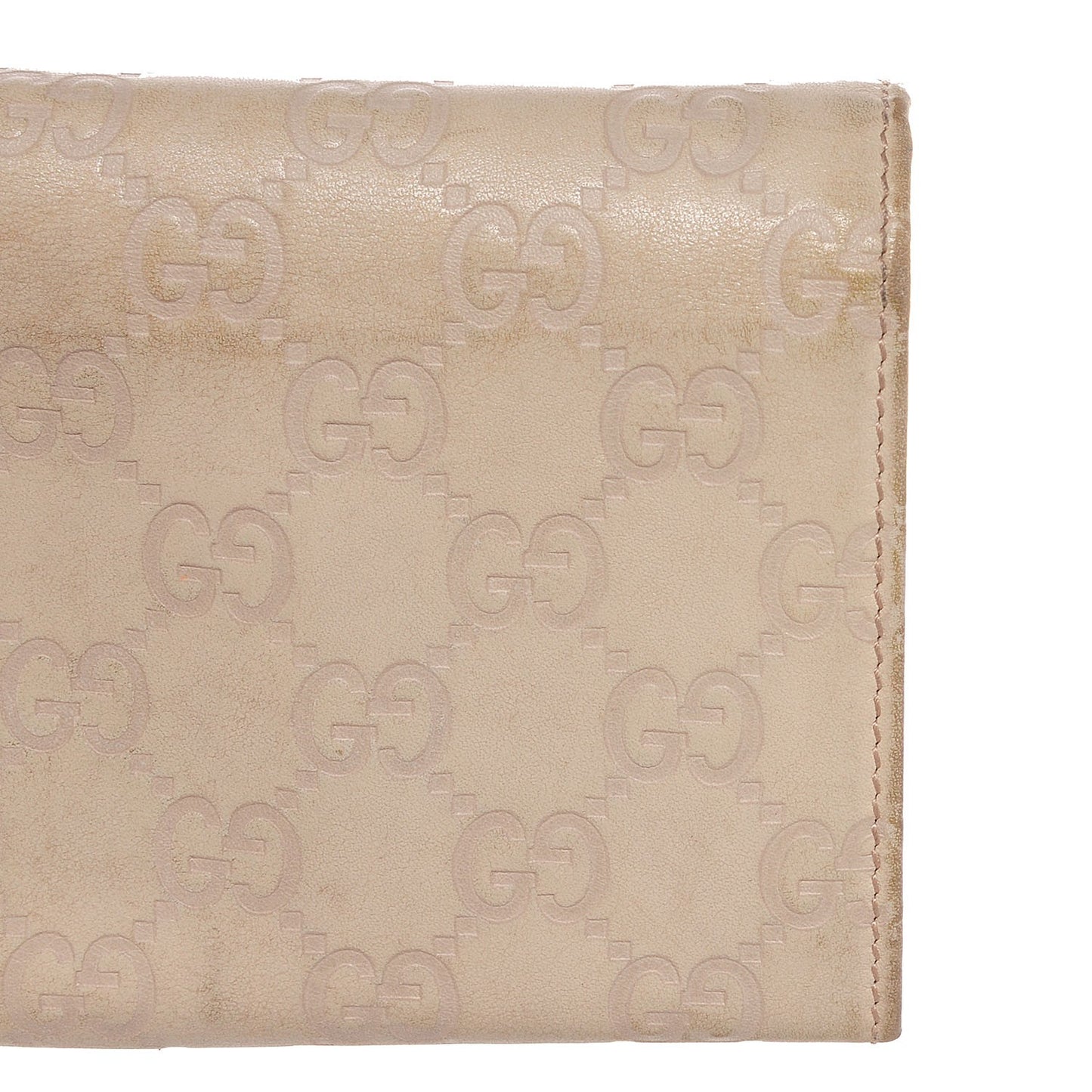 Guccissima Continental Wallet Off White