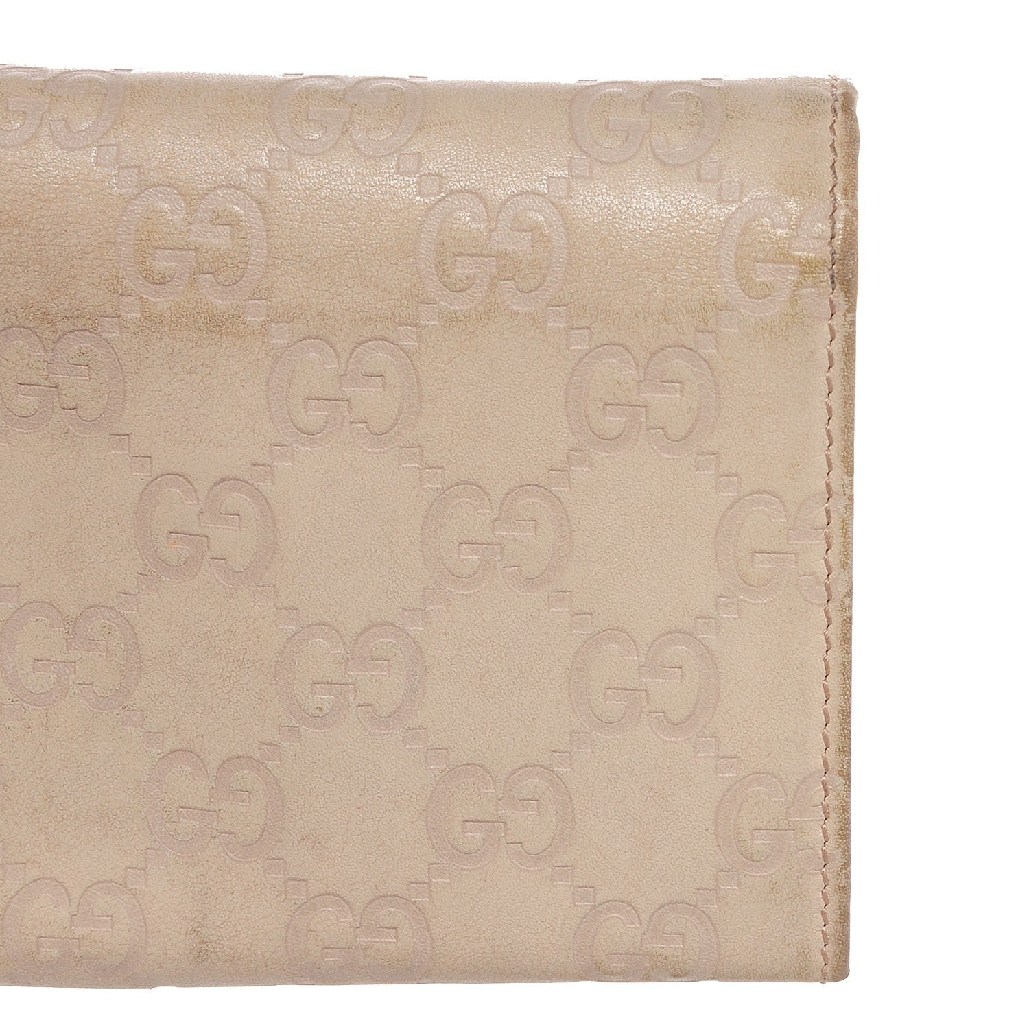 Gucci Guccissima Continental Wallet Off White 8 of 8