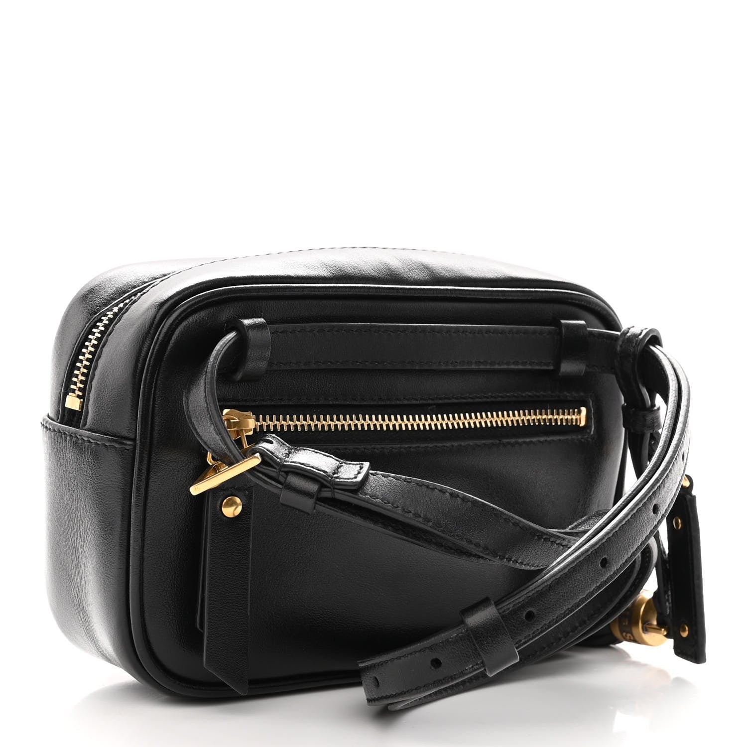 Saint Laurent Calfskin Matelasse Monogram Lou Belt Bag Black 3 of 9