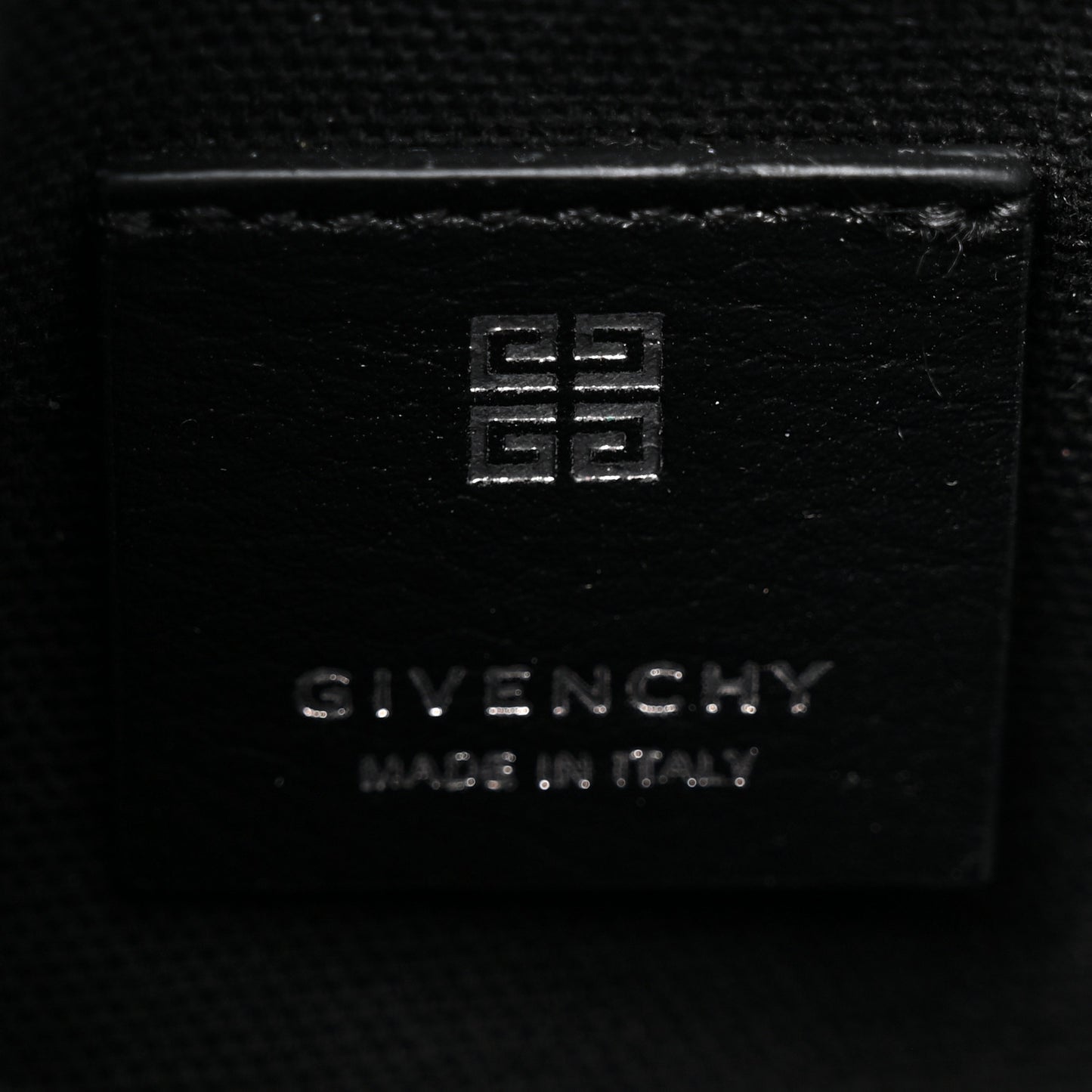 Tumbled Calfskin Nano Voyou Bag Black
