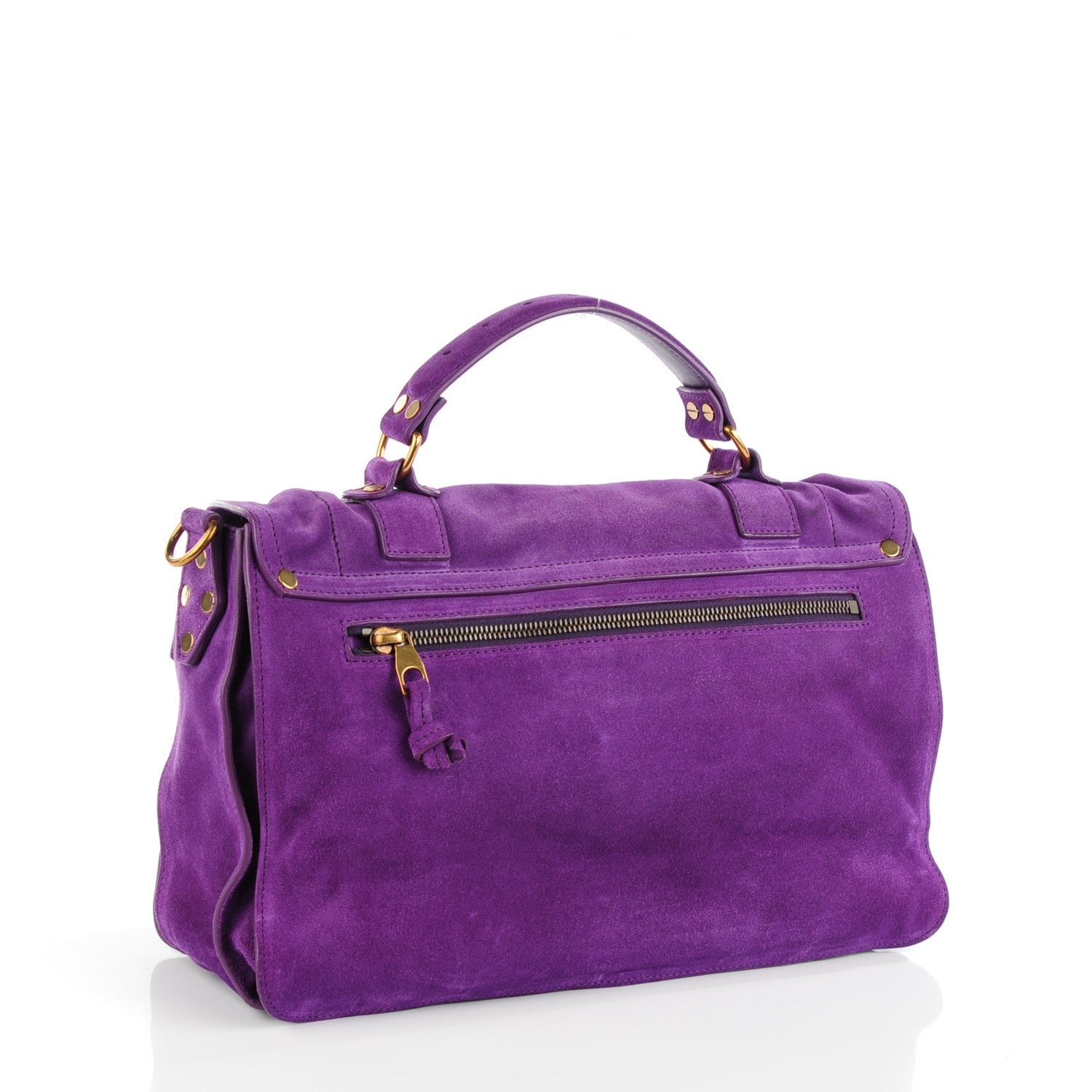 Proenza Schouler Suede Medium PS1 Satchel Veruca Salt 3 of 8