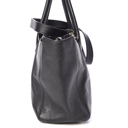 Chanel Calfskin Cerf Shopper Tote Black 16 of 16