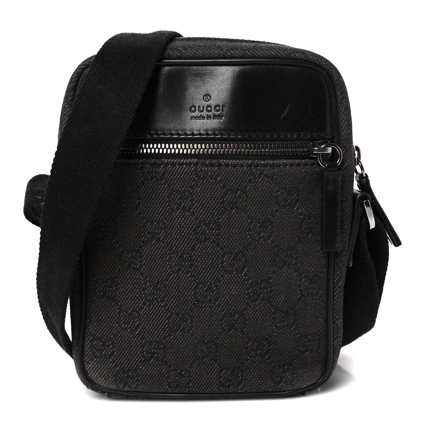 GG Monogram Crossbody Bag Black
