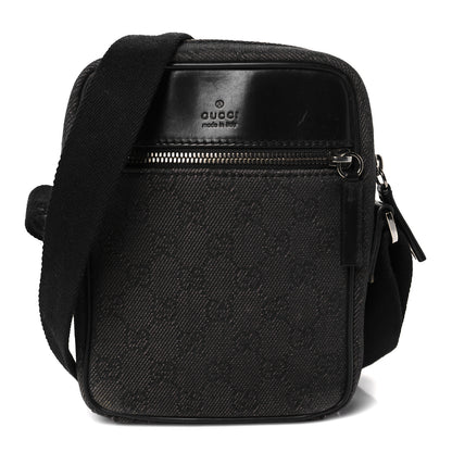 Gucci GG Monogram Crossbody Bag Black 1 of 9