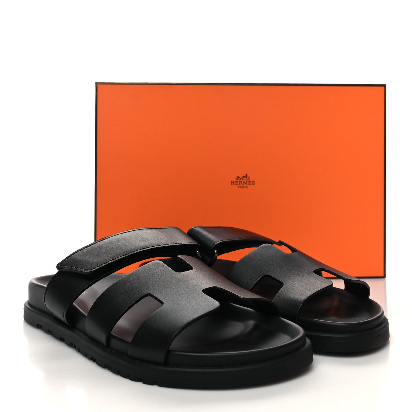 Calfskin Womens Chypre Sandals 39 Black