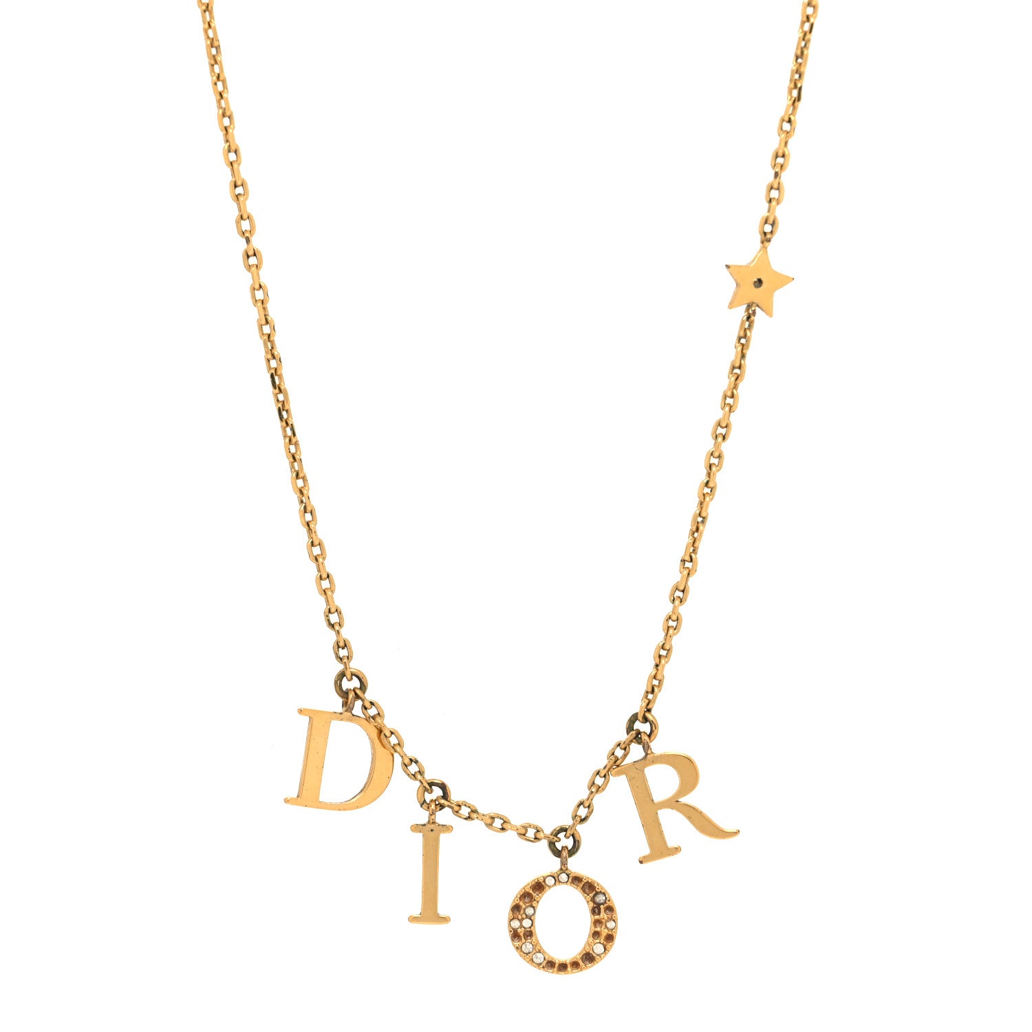 Christian Dior Crystal Dio(r)evolution Necklace Gold 2 of 6