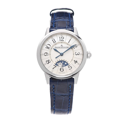 Jaeger-LeCoultre Stainless Steel Alligator Diamond Mother of Pearl 29mm Rendez Vous Automatic Watch Q3468410 1 of 5