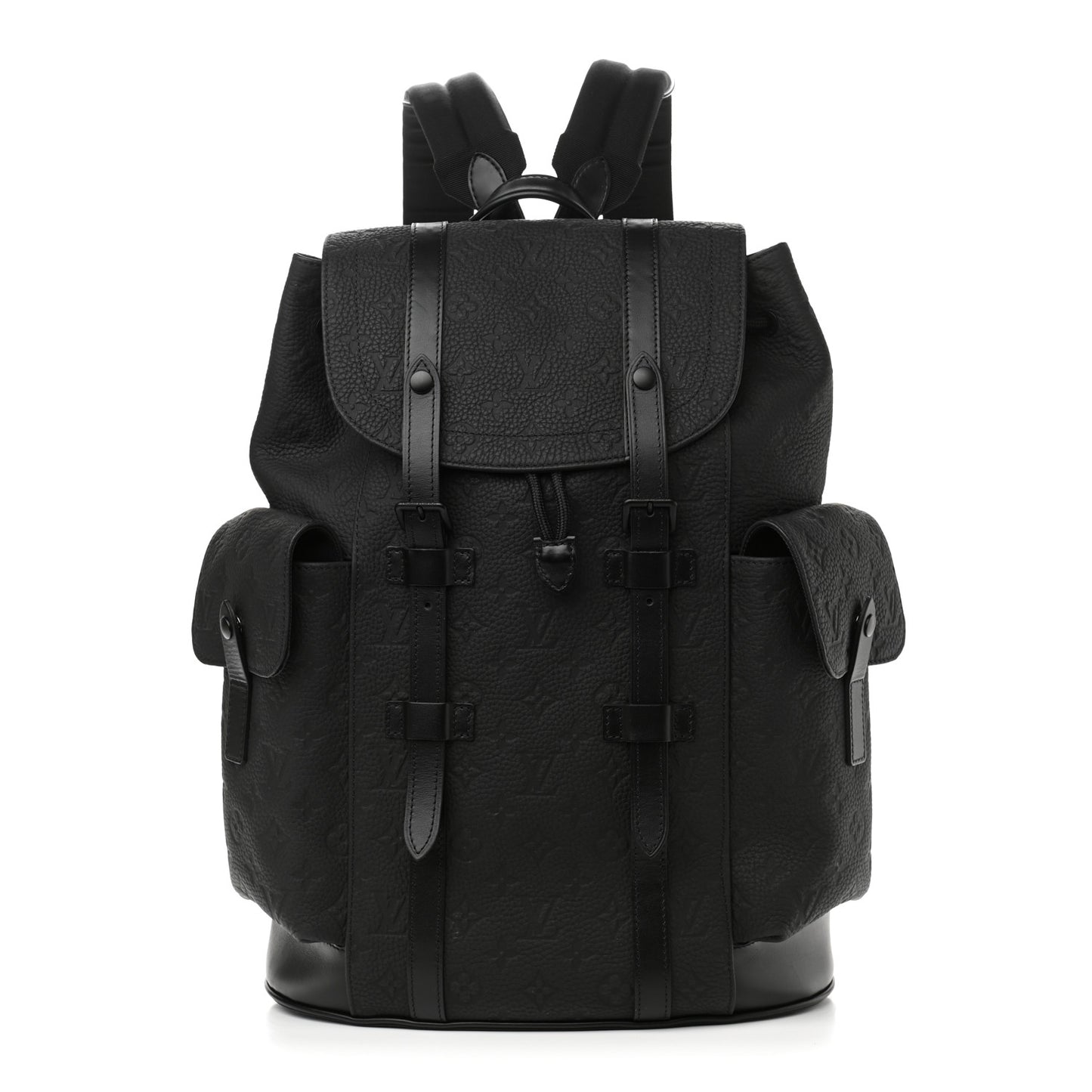 Taurillon Monogram Christopher MM Backpack Black