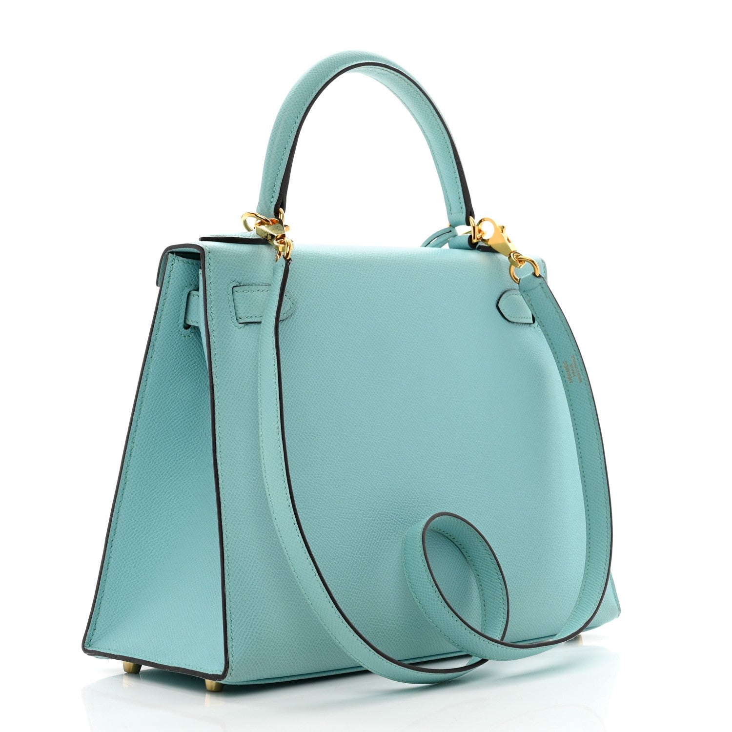 Hermes Epsom Kelly Sellier 28 Bleu Atoll 2 of 10