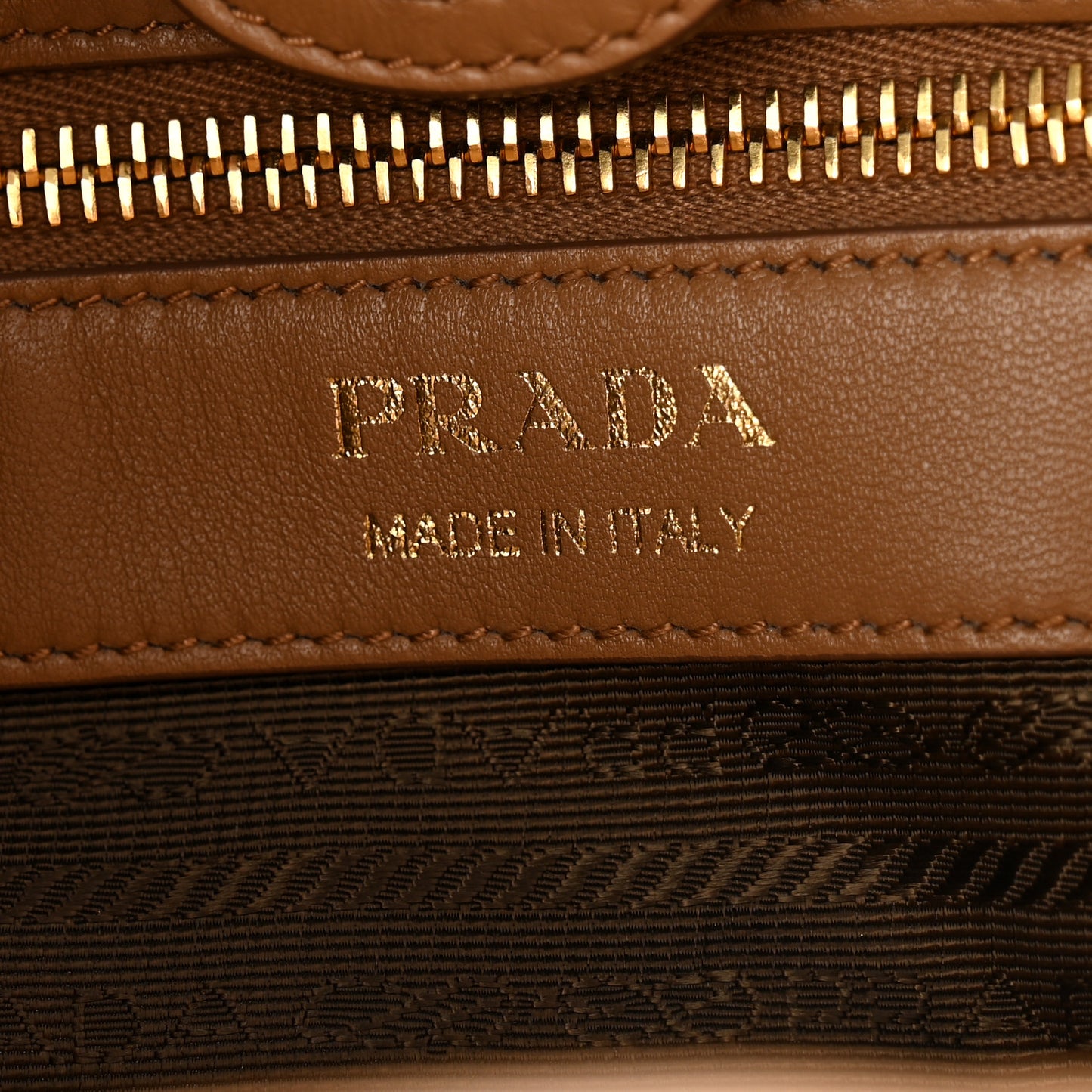 Nappa Drawstring Tote Caramel