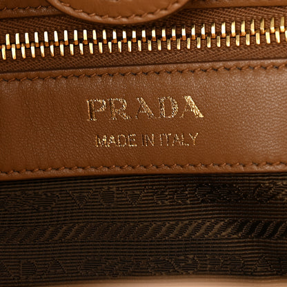 Prada Nappa Drawstring Tote Caramel 6 of 10