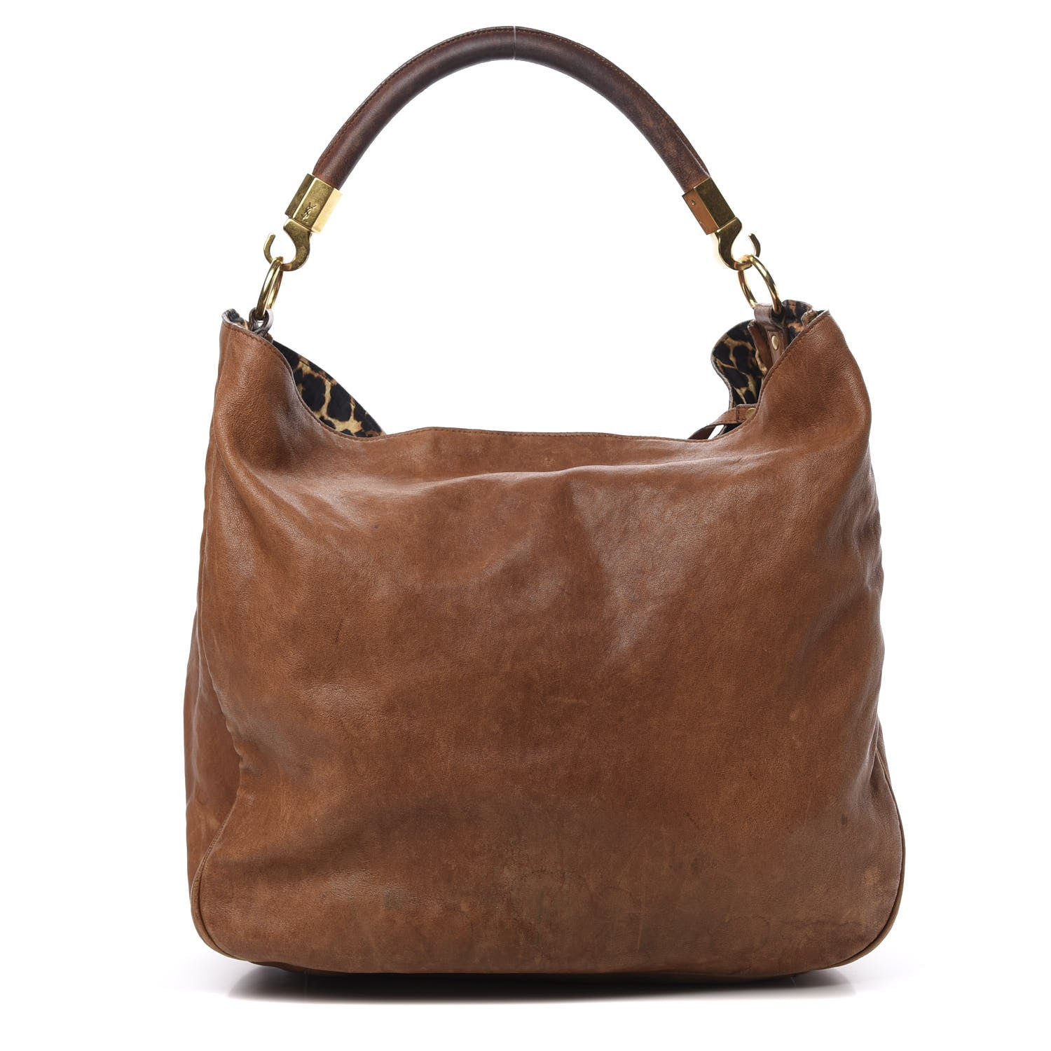 Saint Laurent Sheepskin Large Roady Hobo Brown 3 of 23