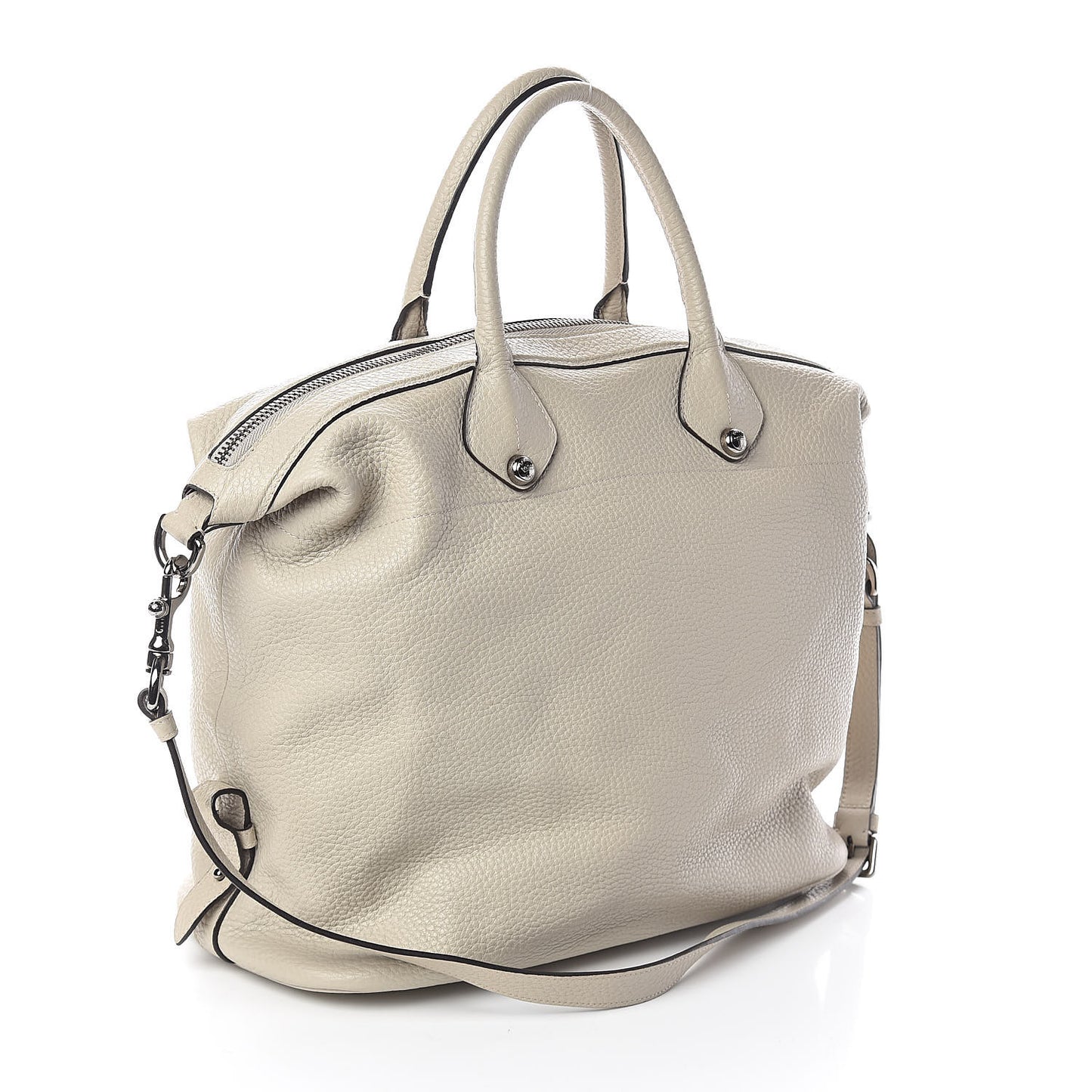 Calfskin Shoulder Bag Ivory