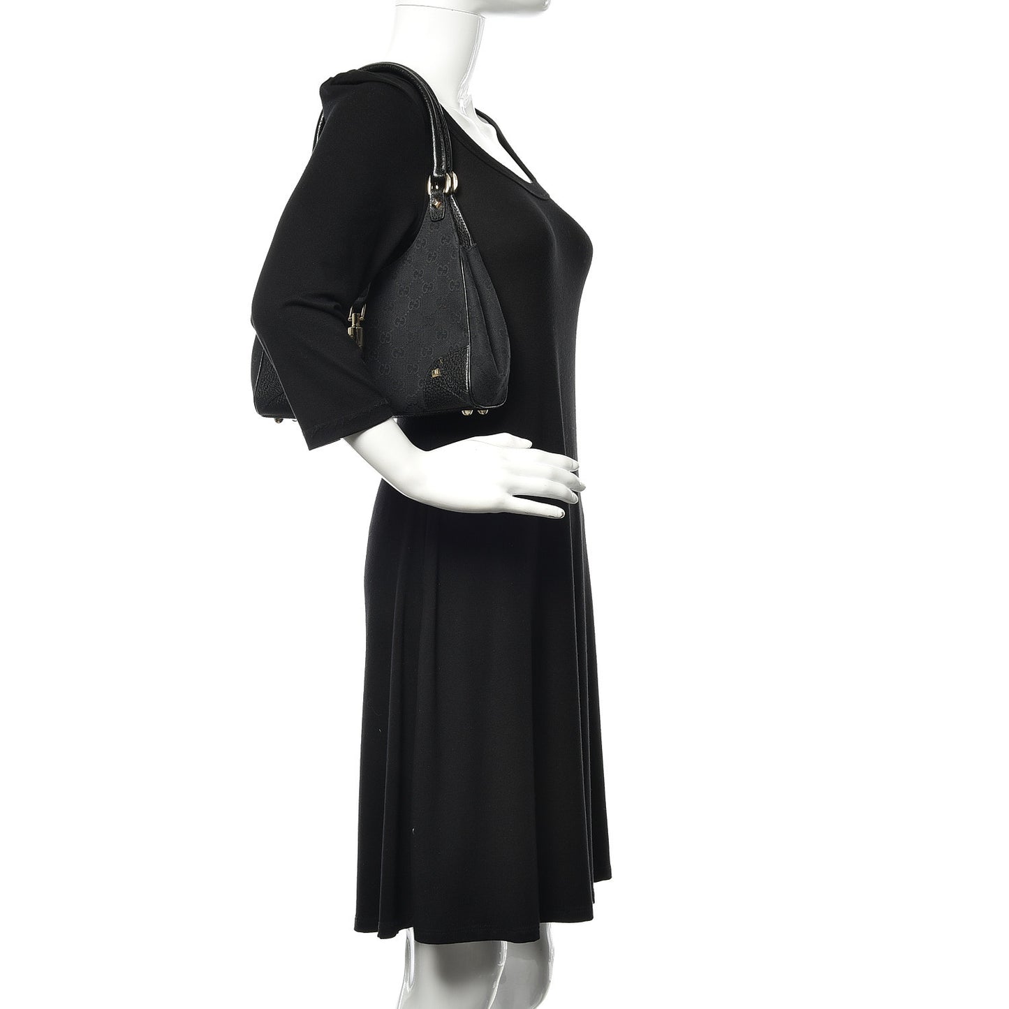 Monogram Jackie O Hobo Black