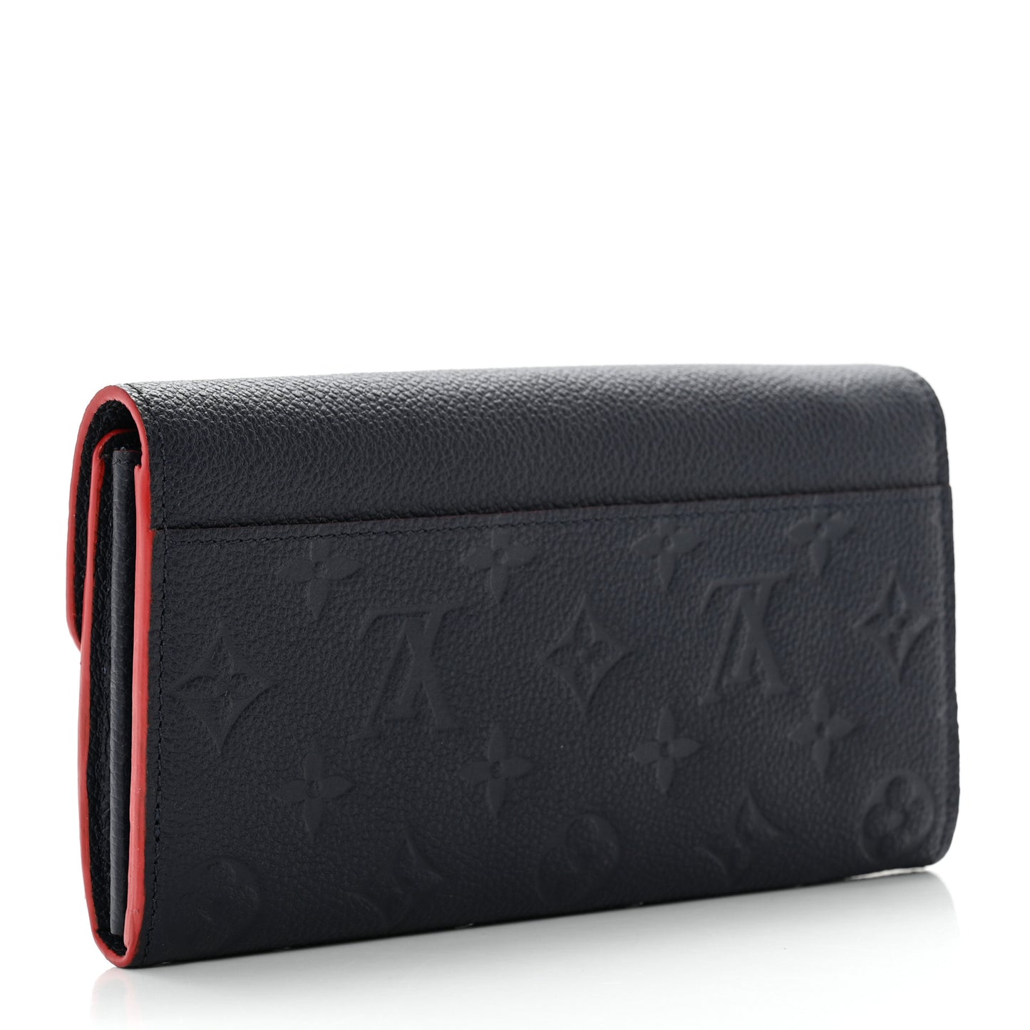 Empreinte Sarah Wallet NM Marine Rouge