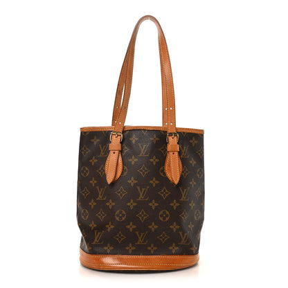 Louis Vuitton Monogram Petit Bucket 23 1 of 12