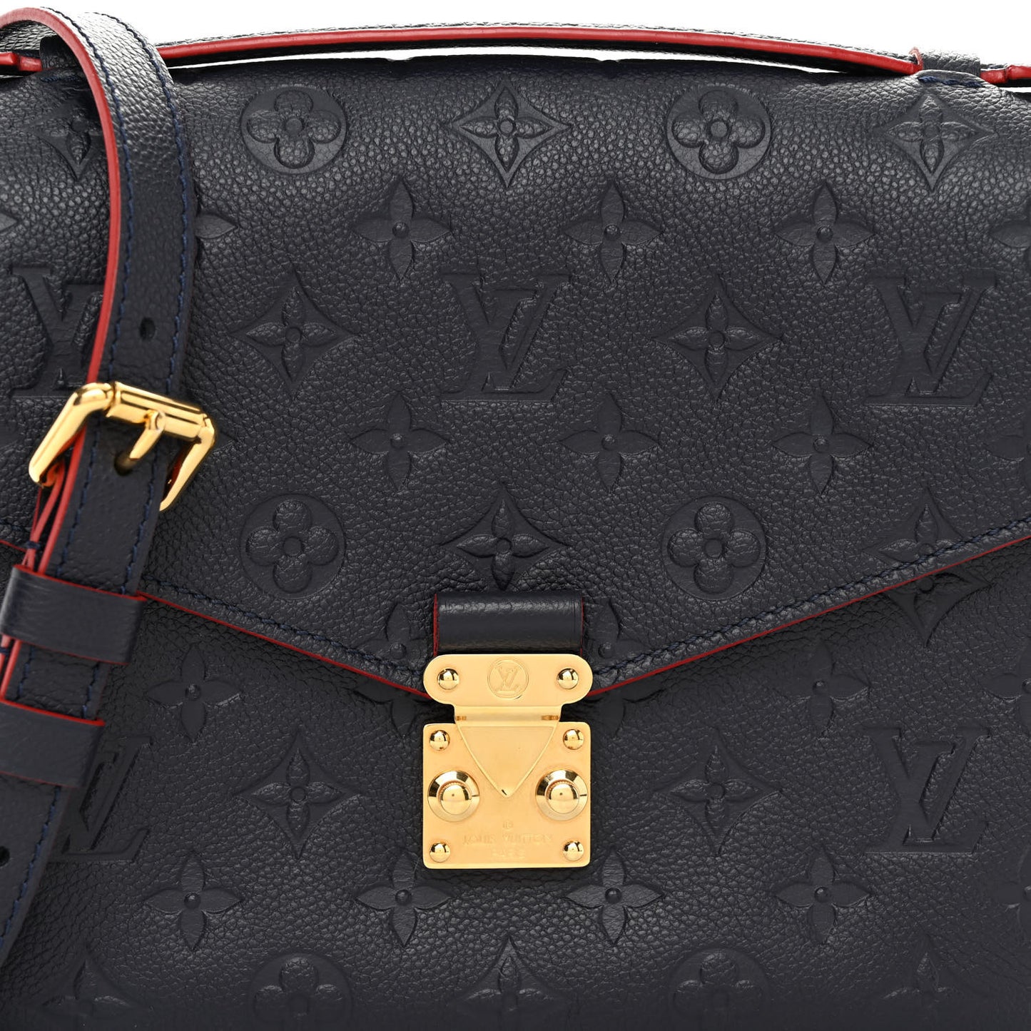 Empreinte Pochette Metis Marine Rouge