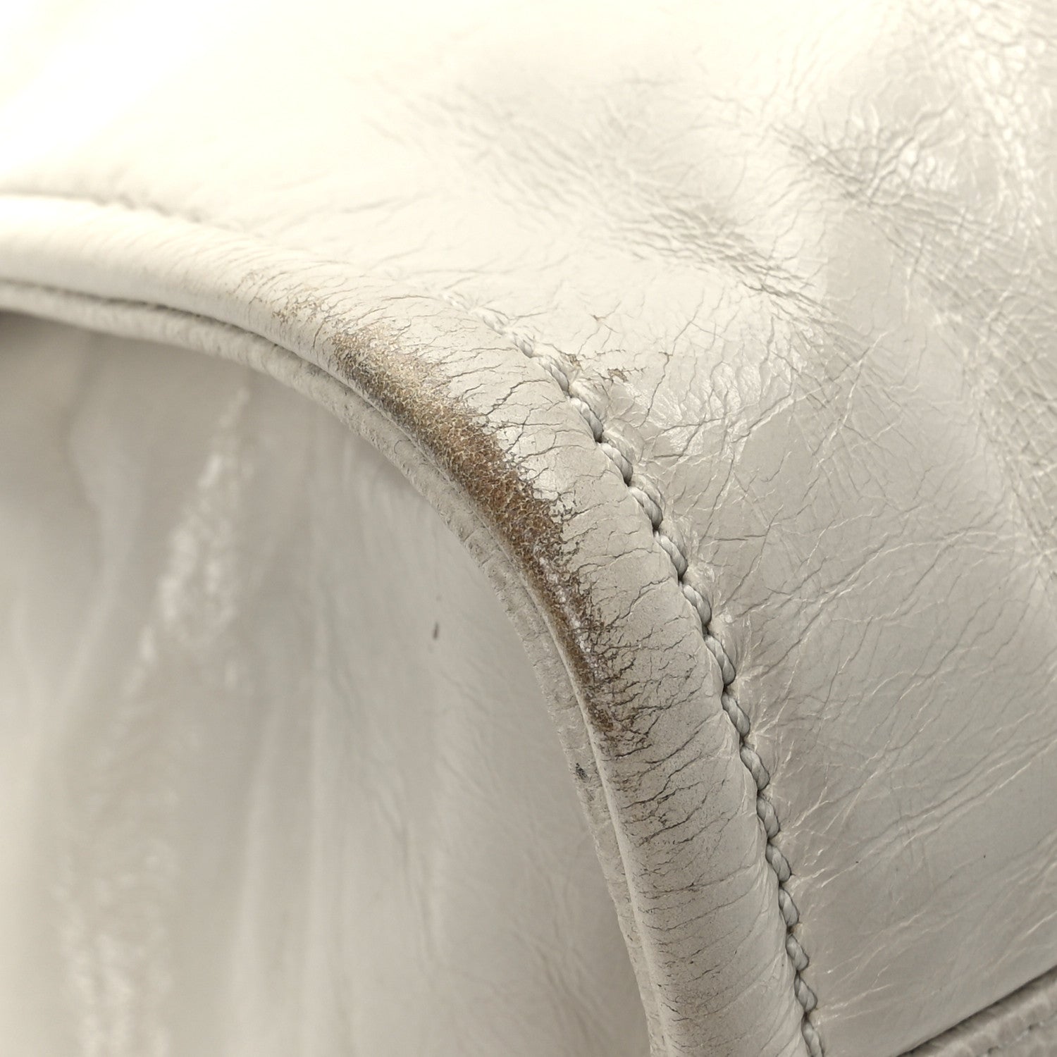 Chanel Glazed Calfskin Small Deauville Tote Ecru 9 of 11