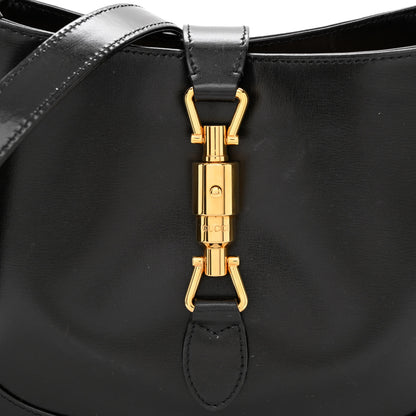 Gucci Boarded Dyana Lux Calfskin Small Jackie 1961 Hobo Black 8 of 11