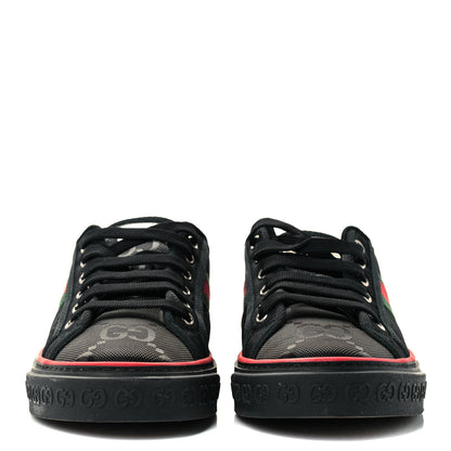 Gucci Econyl Nylon Web Monogram Off The Grid Womens 1977 Tennis Sneakers 39.5 Black 3 of 10
