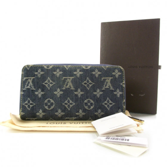 Louis Vuitton Denim Zippy Wallet 2 of 7