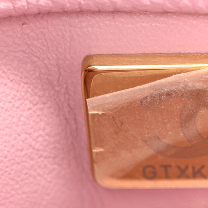 Chanel Caviar Quilted Mini Coco Handle Flap Light Pink 7 of 10