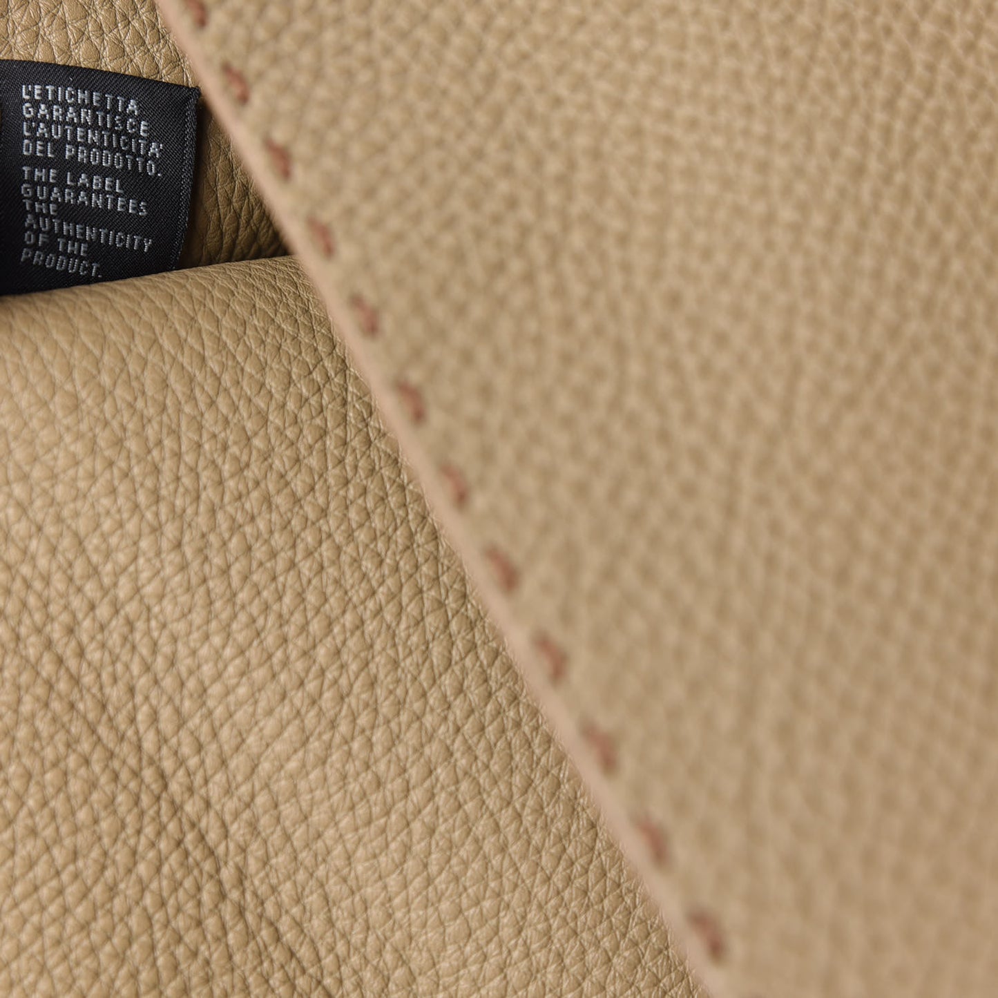 Cuoio Romano Selleria Bi-Color Clutch Mou Deserto