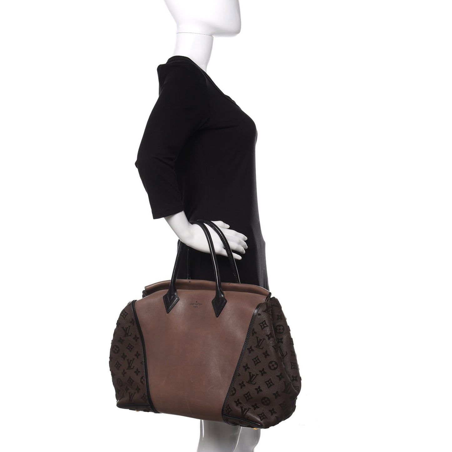 Cuir Orfevre Veau Cachemire Tote W GM Gris