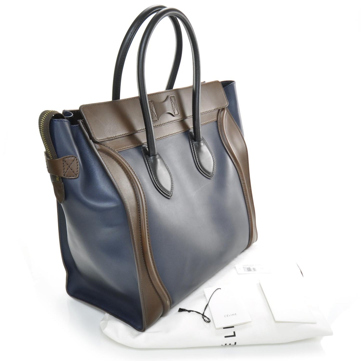 Smooth Calfskin Medium Tri-Color Luggage