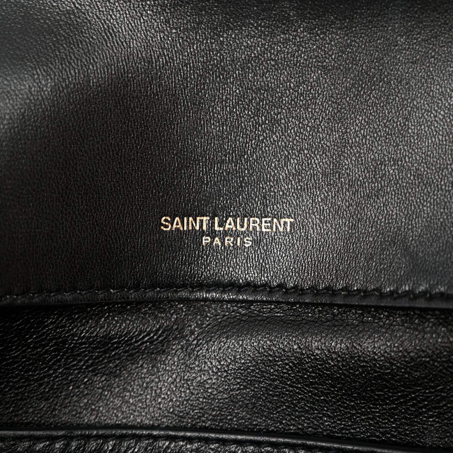 Lambskin Matelasse Chevron Monogram Small Sulpice Bag Black