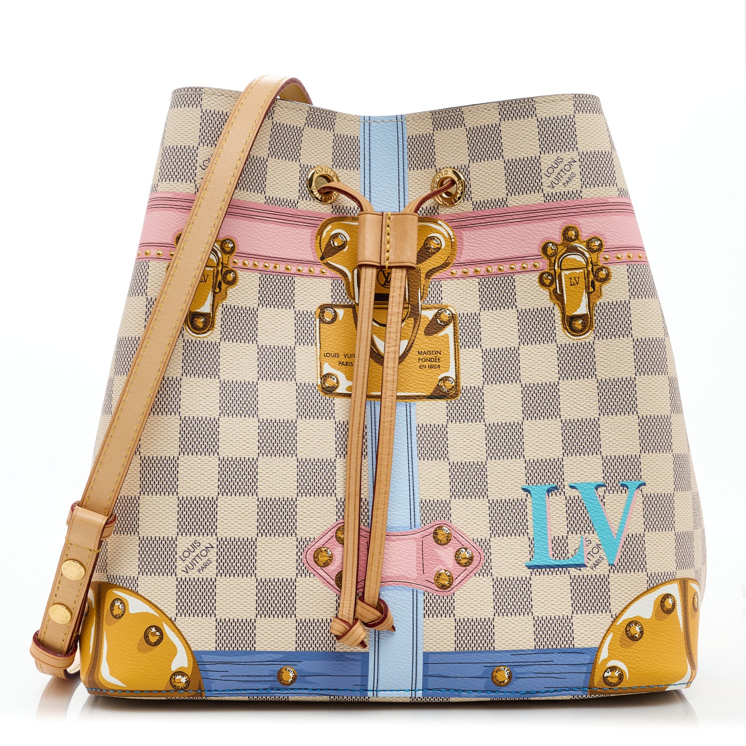 Louis Vuitton Damier Azur Summer Trunks Neonoe 1 of 13