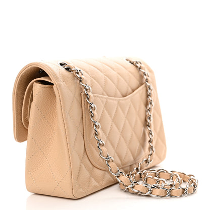 Chanel Caviar Quilted Small Double Flap Beige 3 of 12