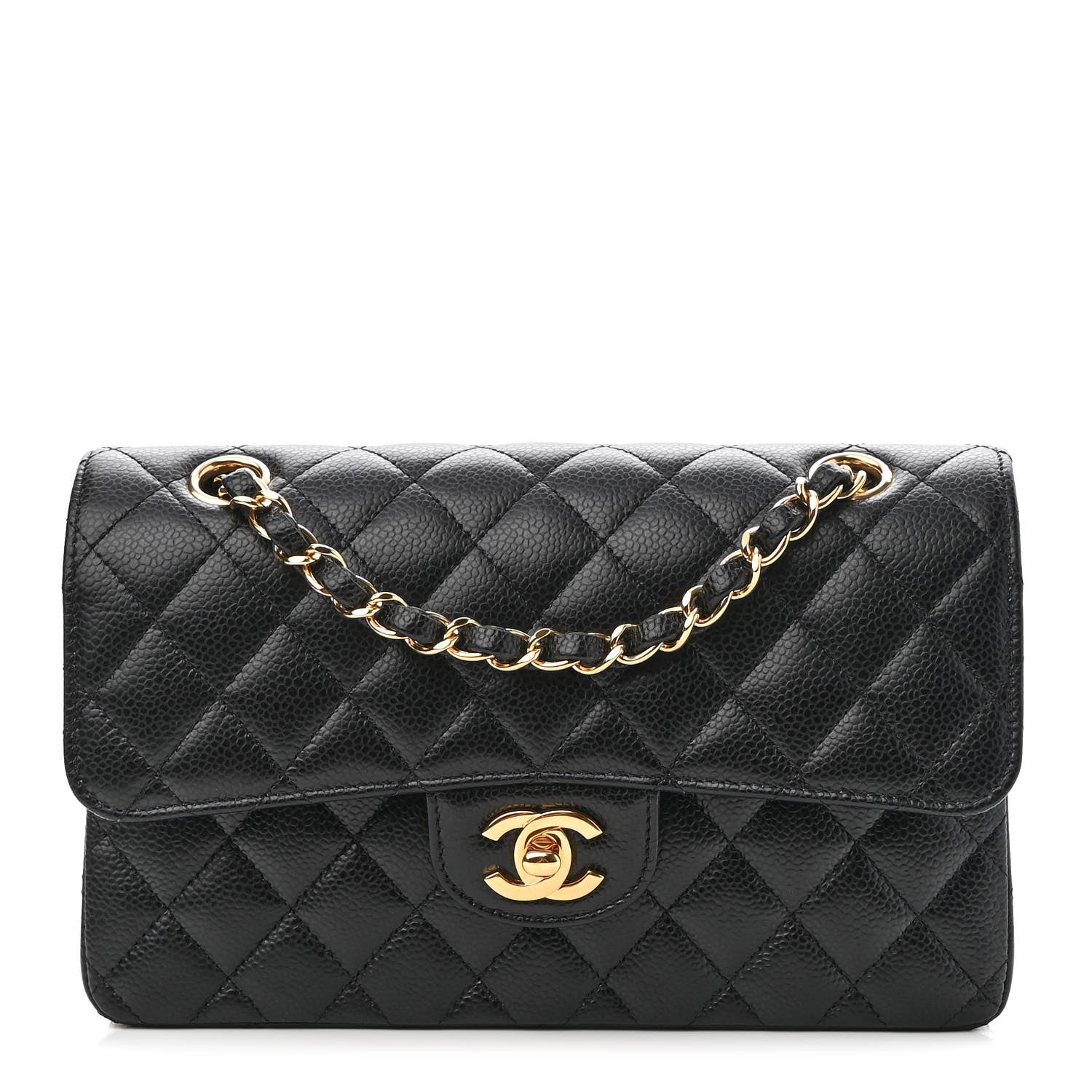 Chanel Caviar Quilted Small Double Flap Black 1 of 9