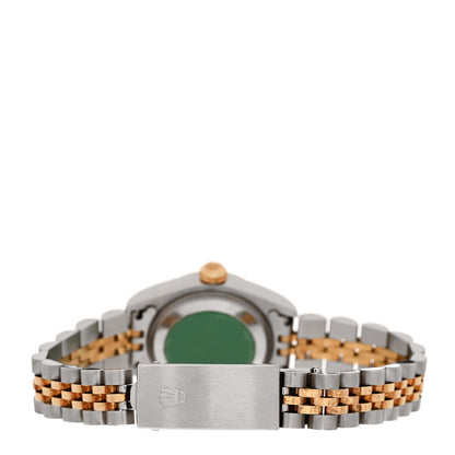 Rolex Stainless Steel 18K Yellow Gold Diamond 26mm Oyster Perpetual Datejust Watch Champagne 69173 3 of 4