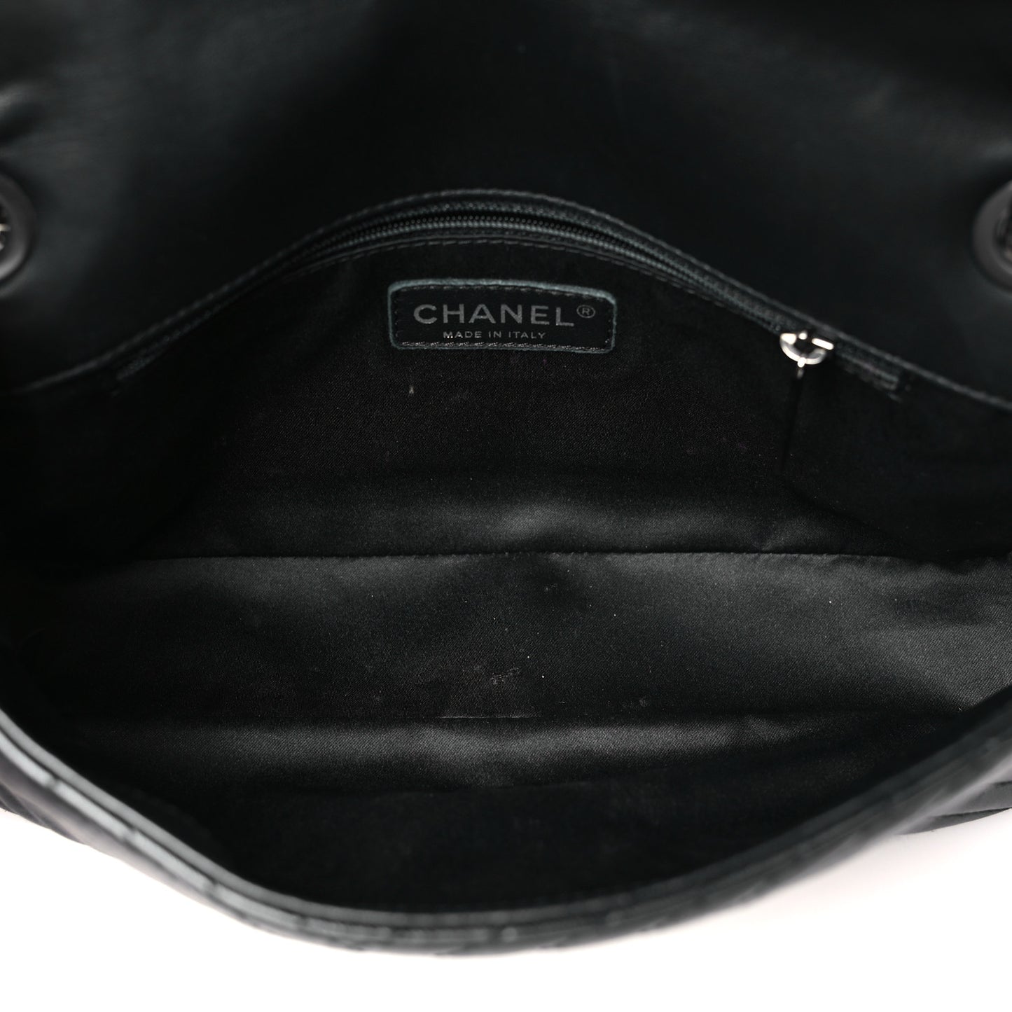 Lambskin Small CC Crossing Flap Black