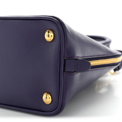 Prada Saffiano Lux Small Promenade Tote Bluette Viola 18 of 19