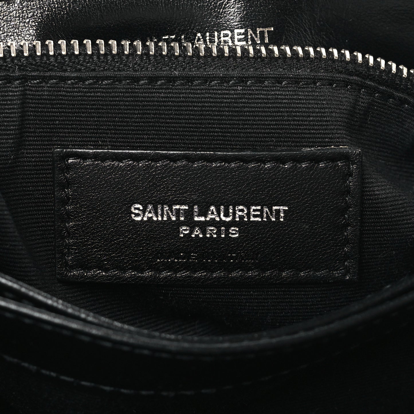 Calfskin Y Quilted Monogram Toy Loulou Crossbody Bag Black