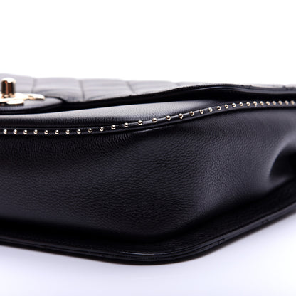 Chanel Caviar Quilted Large Studded Flap Black 7 of 13