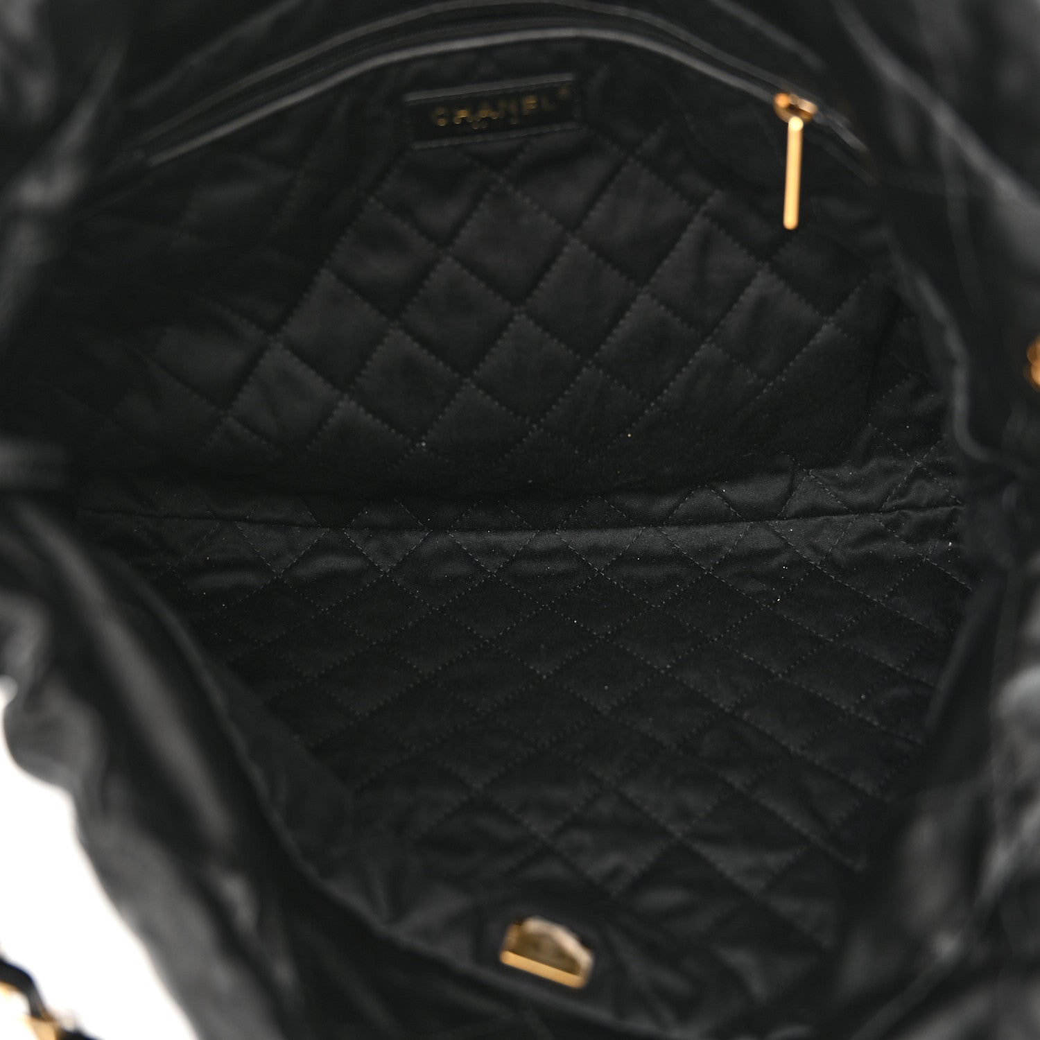 Chanel Shiny Calfskin Quilted Chanel 22 Black 6 of 11