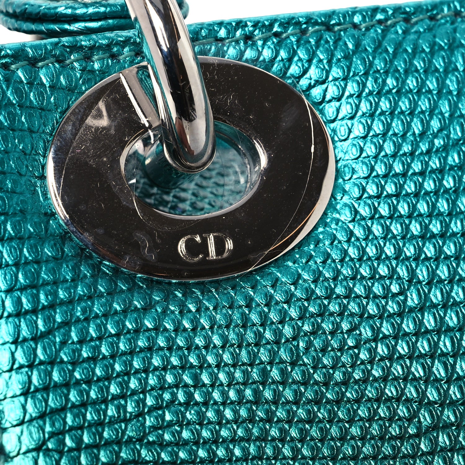 Christian Dior Lizard Gradient Mini Lady Dior Blue 12 of 12