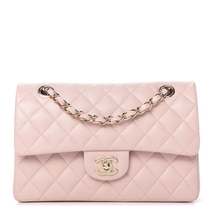 Chanel Caviar Quilted Small Double Flap Light Pink 1 of 11