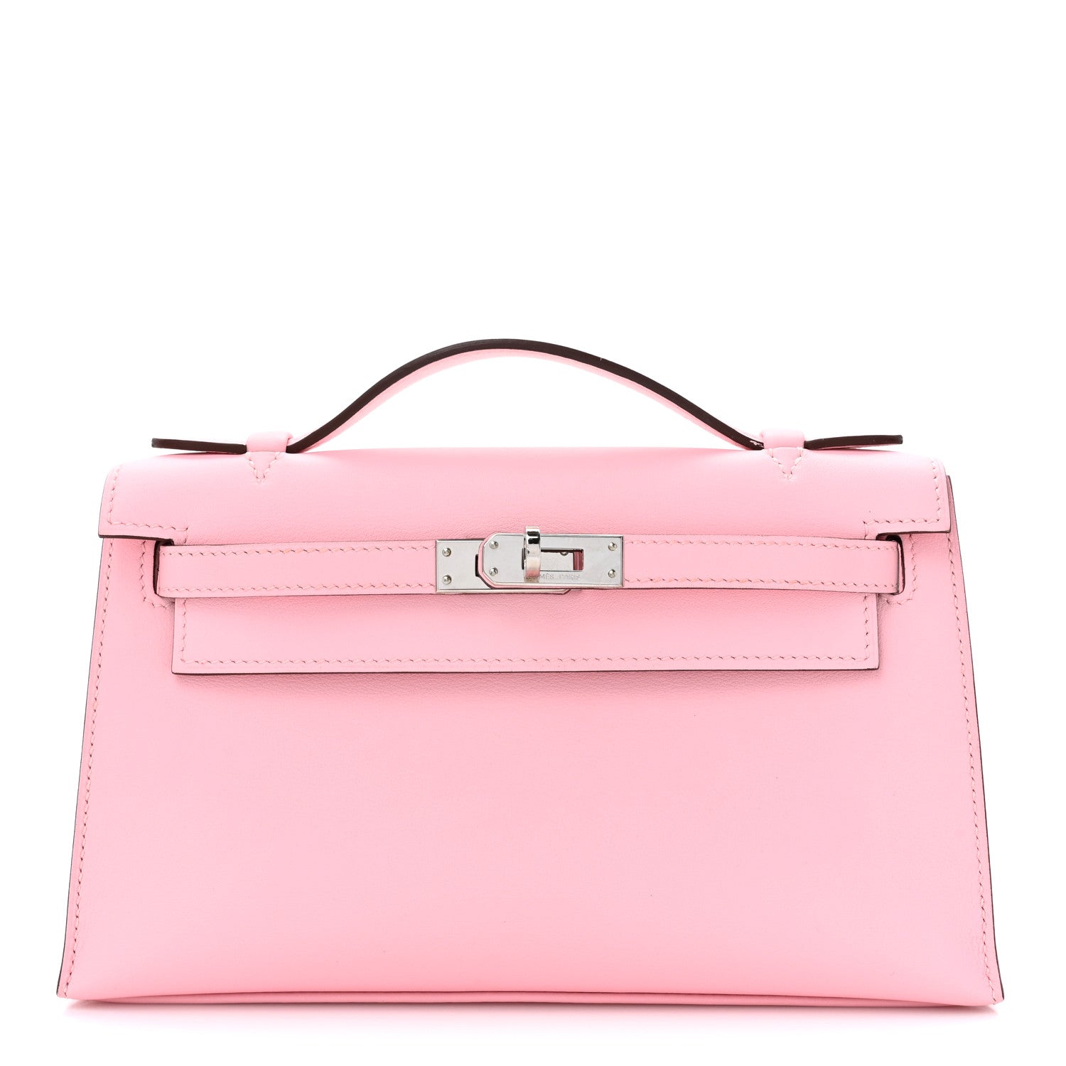 Hermes Swift Kelly Pochette Clutch Rose Sakura 1 of 11