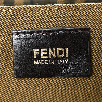 Fendi Zucca Cuoio Lucido Chef Crossbody Bag Tobacco Moro 6 of 10
