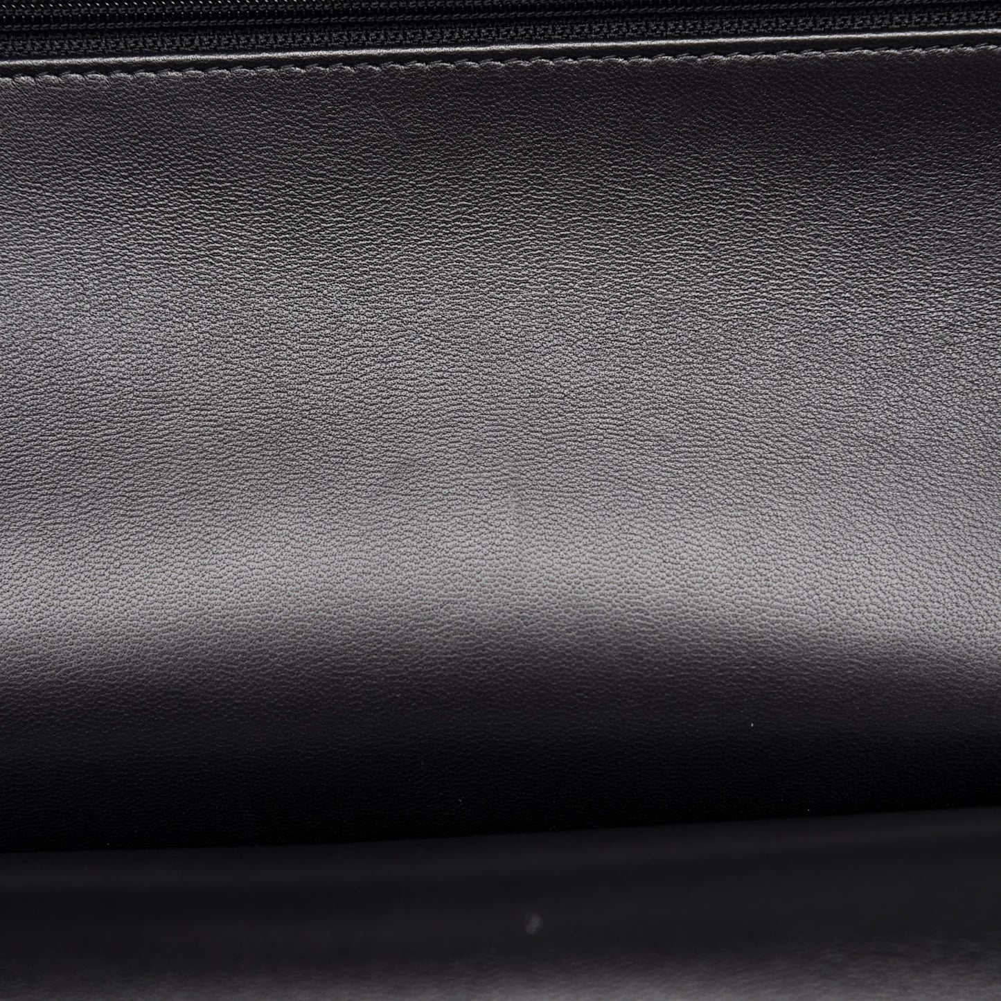 Lambskin Quilted Jumbo Double Flap Black