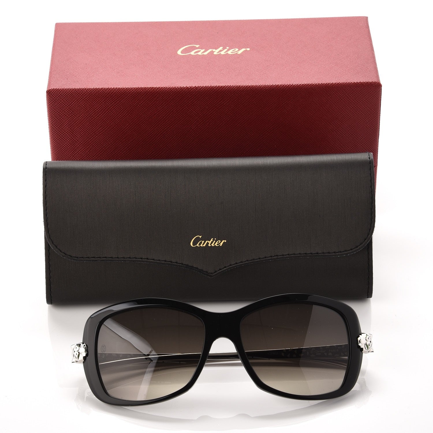 Cartier Panthere Wild De Sunglasses Black 8 of 8